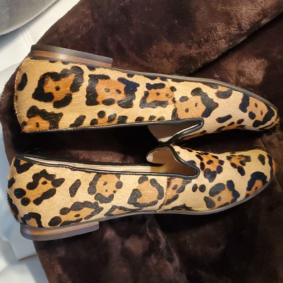 Steve Madden Leopard Pony Hair Loafers - Picture 7 of 7